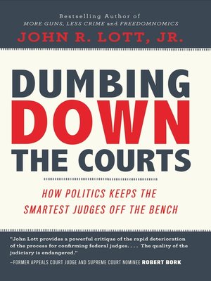 cover image of Dumbing Down the Courts